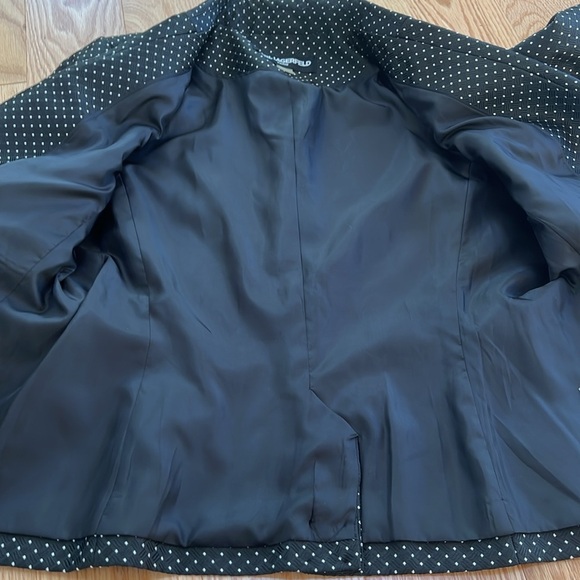 New! Karl Lagerfield SZ 6, polka dot blazer jacket. - Picture 9 of 11